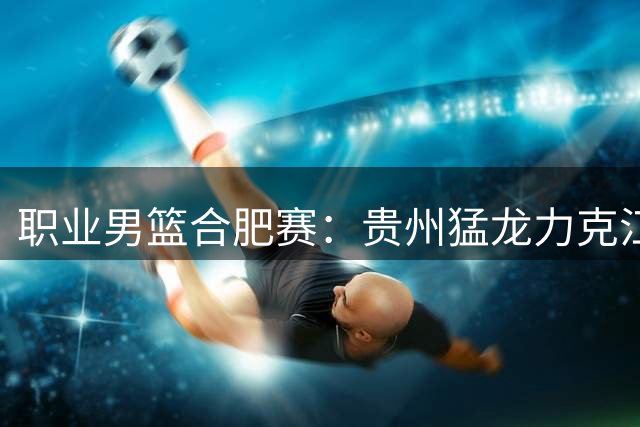 职业男篮合肥赛：贵州猛龙力克江西大谦迎连胜